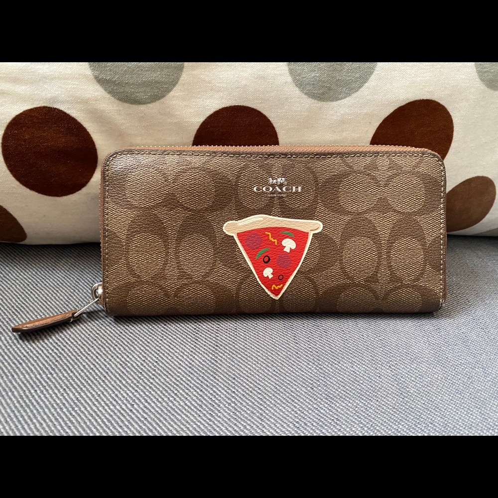 Limited Edition Coach NYC Pizza Wallet
